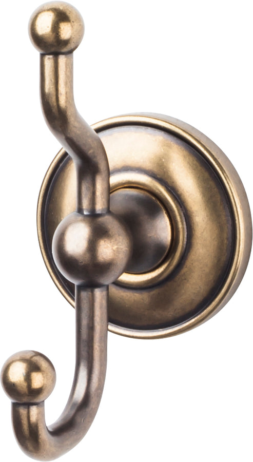 Edwardian Bath Double Hook Plain Backplate